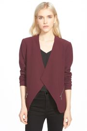 Trouv   Open Front Zip Pocket Blazer   Nordstrom at Nordstrom